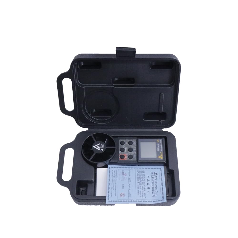 AZ8906 Digital Anemometer Air Velocity Temperature Meter Wind Speed Tester 0.4~30m/s