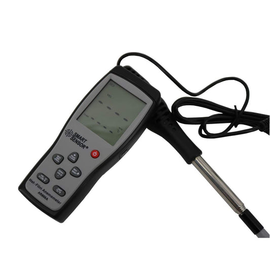 Graigar AR866A Hot Wire Thermo-Anemometer Air Flow Velocity Wind Speed Meter