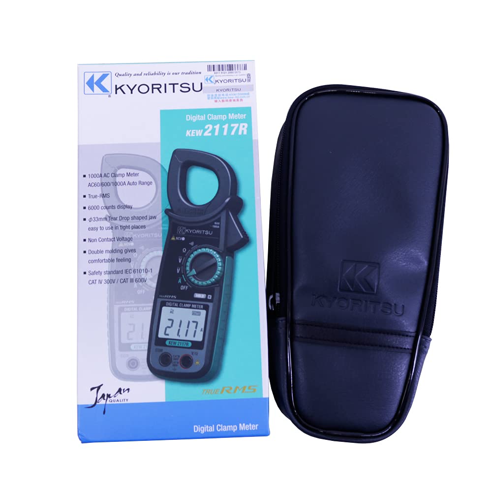 Kyoritsu2117R AC Digital Clamp Meters True RMS 60/600/1000A Auto-Ranging KEW2117R