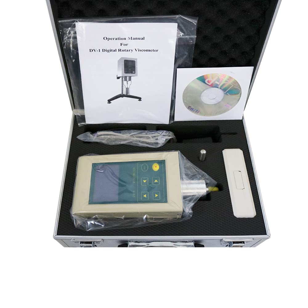 New DV-1 Digital Rotary Viscometer Range 10-2000000mPa.s with Temperature Testing Can Connect to PC