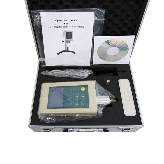 New DV-1 Digital Rotary Viscometer Range 10-2000000mPa.s with Temperature Testing Can Connect to PC