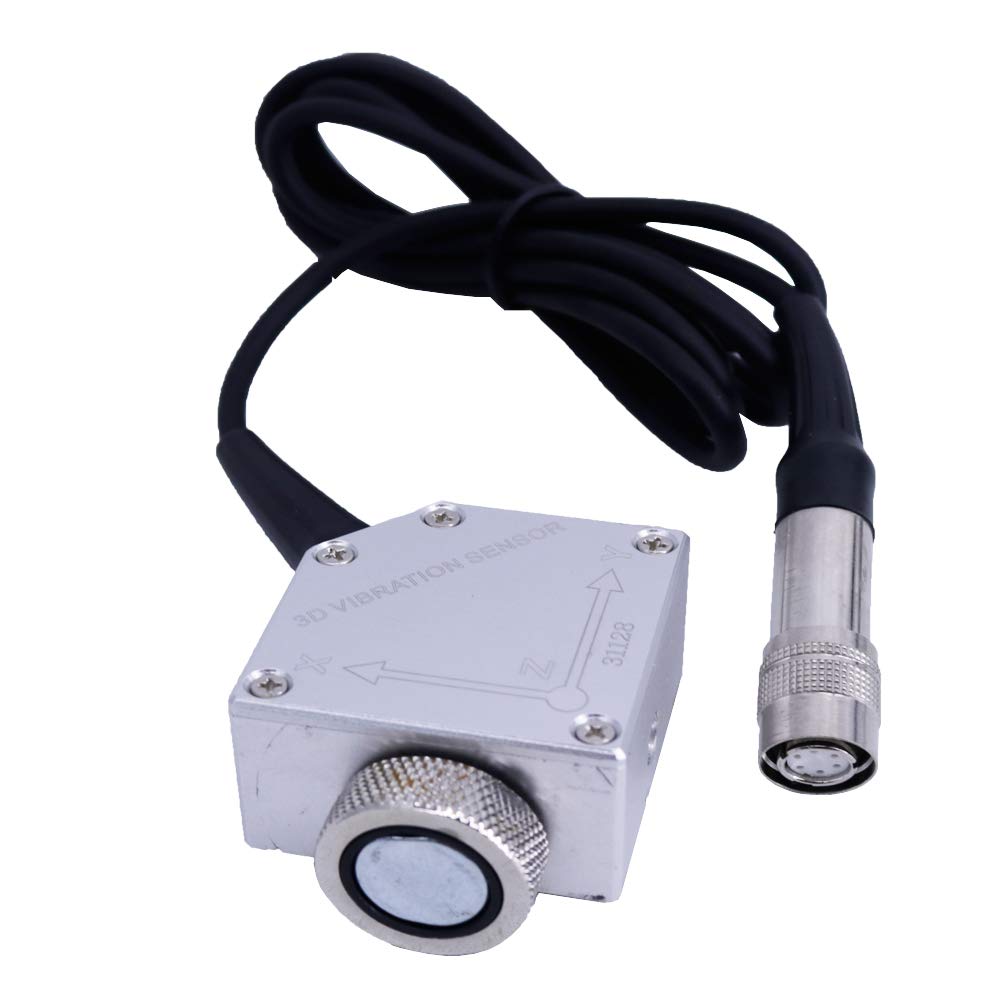 VM-6380 Digital Vibration Tester Portable 3D 3-Axis Piezoelectric Machinery Vibrometer Frequency 10Hz~10kHz Acceleration