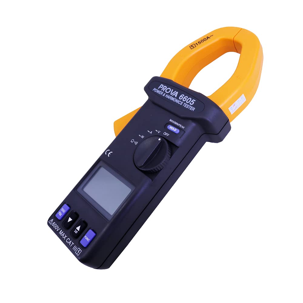 PROVA6605 Power & Harmonics Tester AC Power and Harmonic Analyzer Basic Accuracy 2.0% PROVA-6605