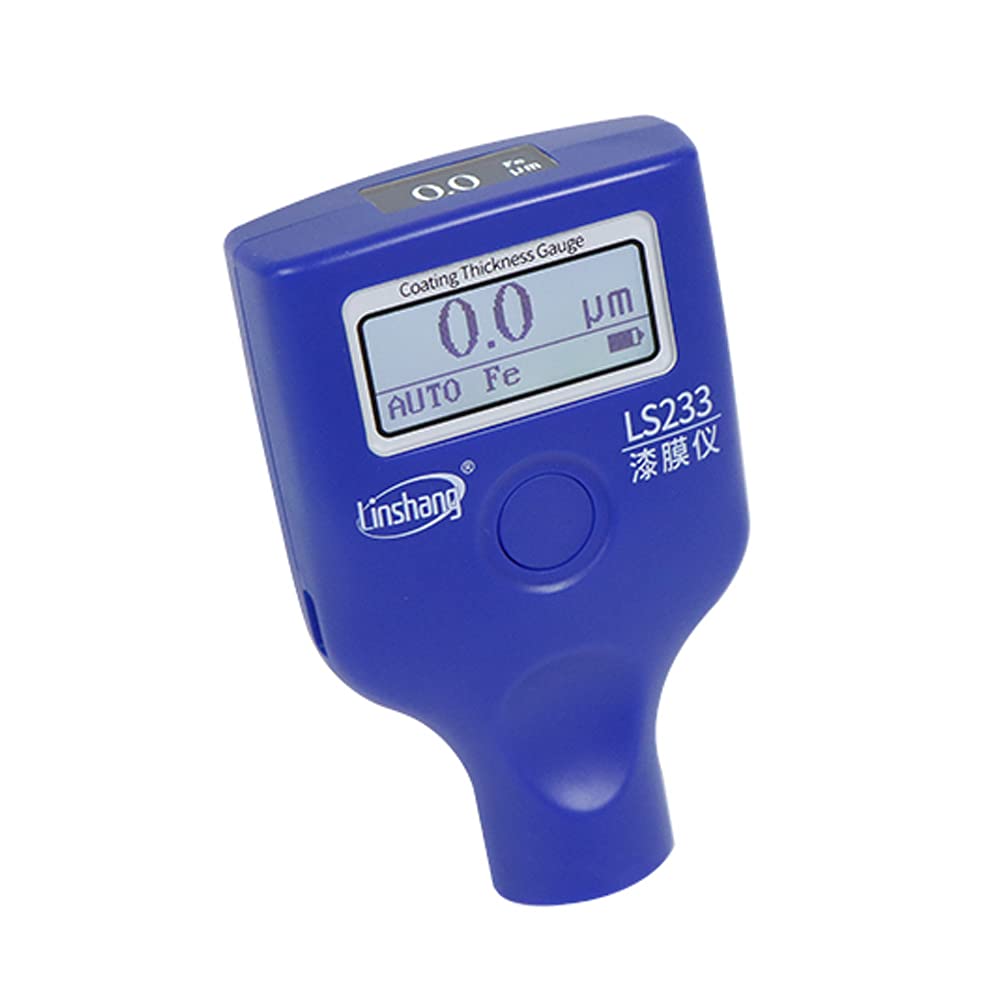 LS233 Automotive Car Paint Thickness Meter with Dual Screen Fe/NFe Coating Thickness Gauge