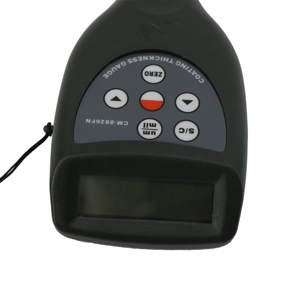 Graigar CM-8826FN Digital Paint Coating Thickness Gauge Meter Painting with F NF Probes 0~1250um 0~50mil
