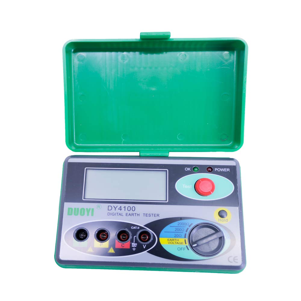 DY4100 Digital Earth Tester Ground Resistance Meter 0/20/200/2000OHM Ohmmeter
