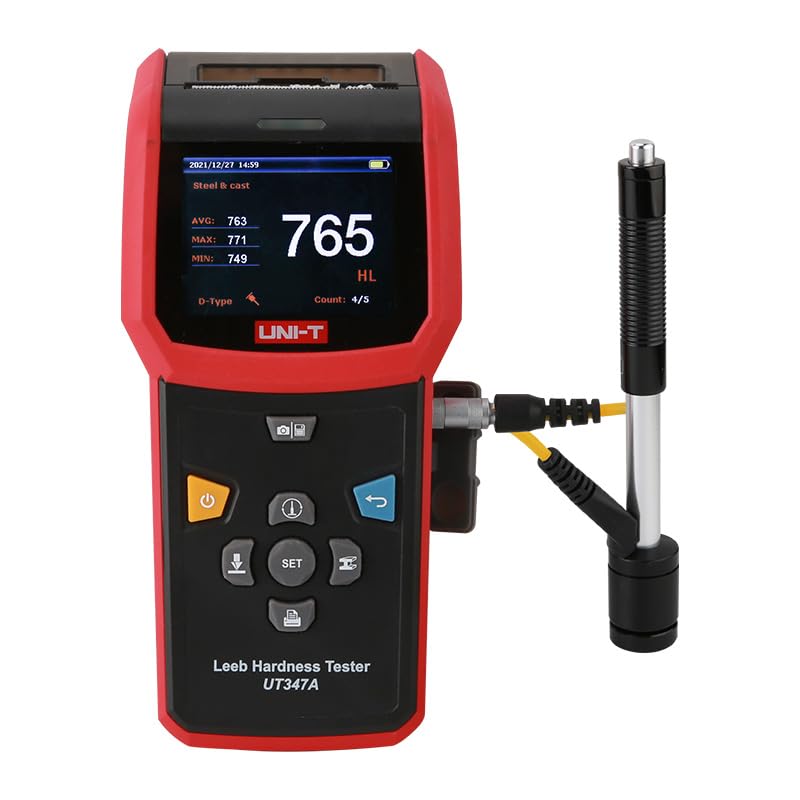 UT347A Digital Leeb Hardness Tester D Type Metal Hardness Meter with Printer