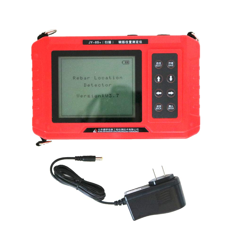 JY-8S+ Integrated Concrete Rebar Locator Scanner with Steel Bar Grid Function JY-8S Plus Concrete Rebar Diameter Tester