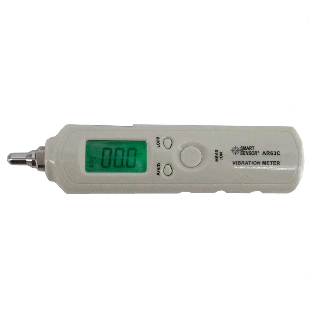 Graigar AR63C Digital Pen Type Vibration Meter Tester Gauge Analyzer Vibrometer Acceleration 0.1~199.9m/s2 Velocity 0.1~199.9m/s