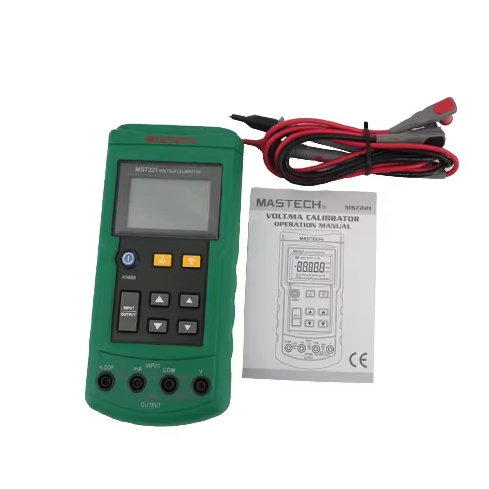 MS7221 Volt/mA Source Voltage Current Calibrator Meter Output Step DC 0-10V 0-24mA Tester