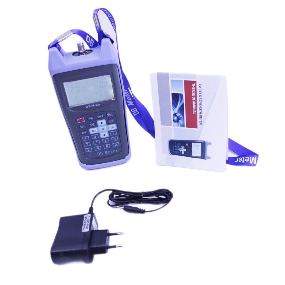 MS9802Q Digital Signal Strength Meter Support Analog CATV/DVB-C DB Meter DVB-C Range 47MHz~870MHz