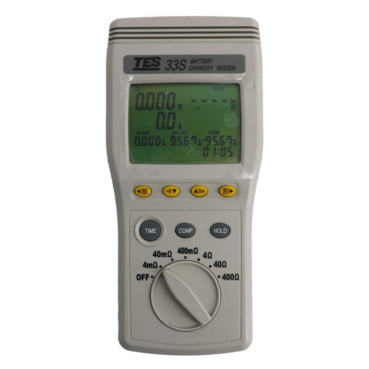 Graigar TES-33S Battery Capacity Tester TES33S Battery Capacity 0 to 1200AH RS232 PC Interface Original Upgraded Version Battery Tester