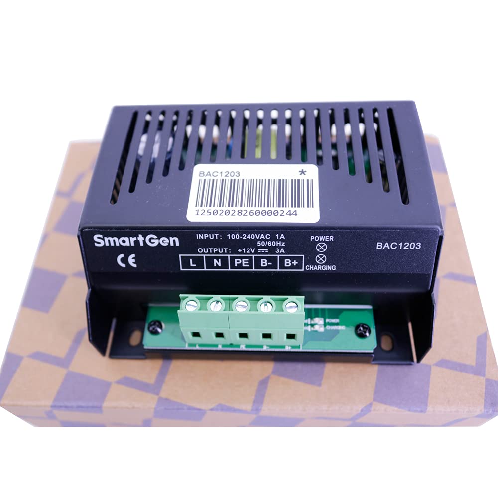 SmartGen BAC1203 Auto Battery Charger Generator Controller AC Input Frequency(50/60) Hz