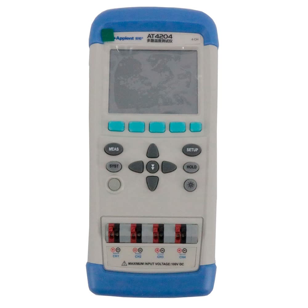 AT4204 4 Channels Handheld Multi-Channel Temperature Meter Temperature Data Logger