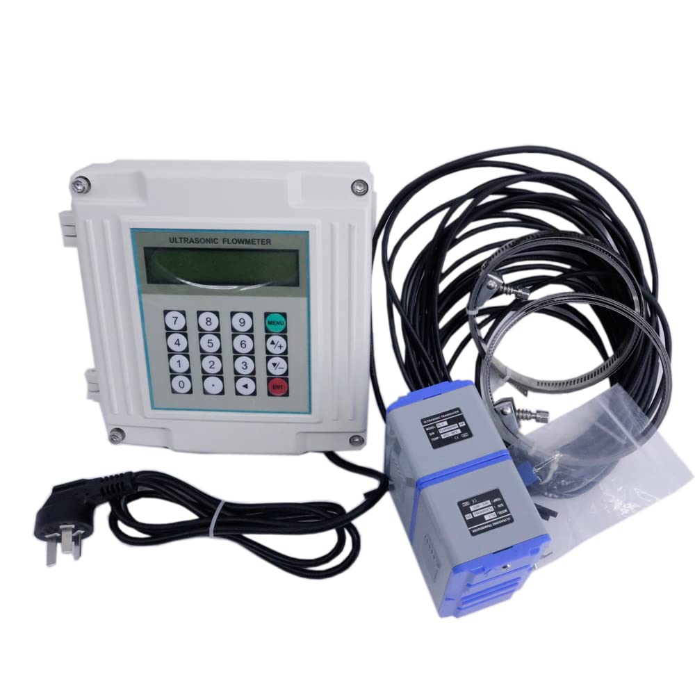 TUF-2000SW+TL-1 Fixed Ultrasonic Flow Meter for DN300-6000mm Pipe Liquid Flow Tester 11.81inch-236.22inch