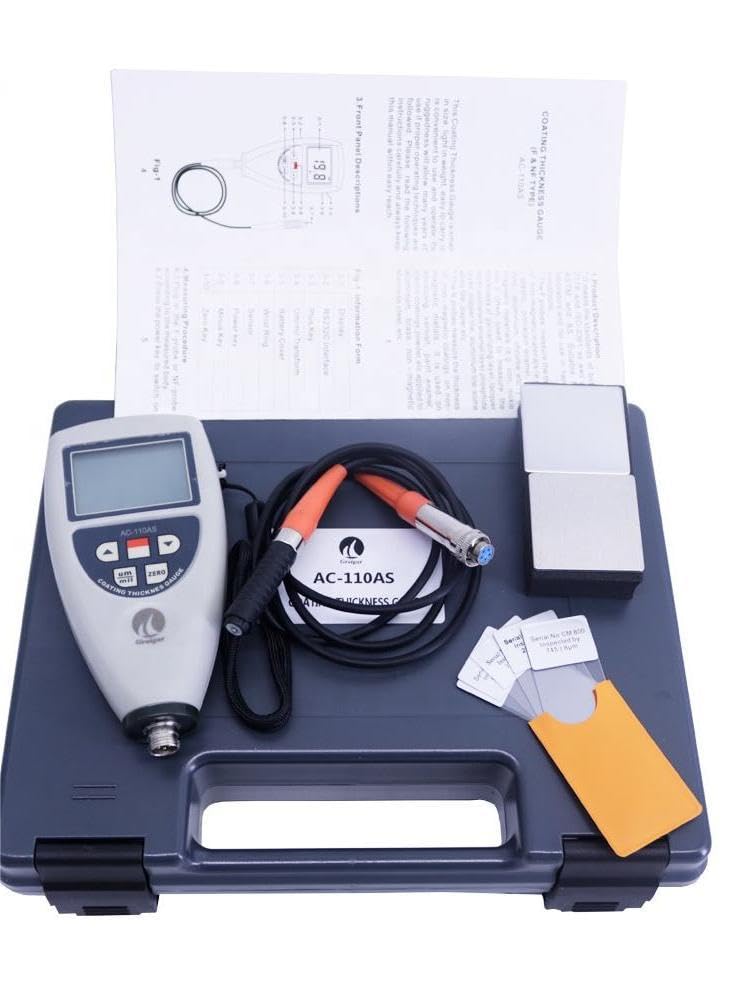 AC-110AS Digital Coating Thickness Gauge Measuring Range 0-1250um Painting Thickness Tester