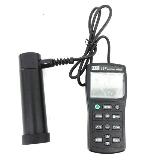 Graigar TES-137 Luminance Meter Light Meter Dual Display 4-Digit LCD