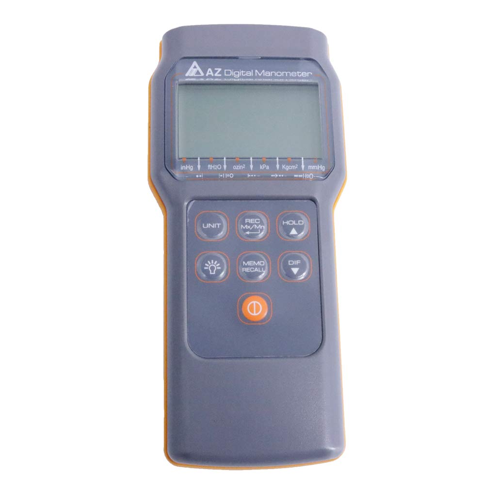 AZ82012 Digital Manometer 1.000 psi Differential Pressure Meter with PC Interface