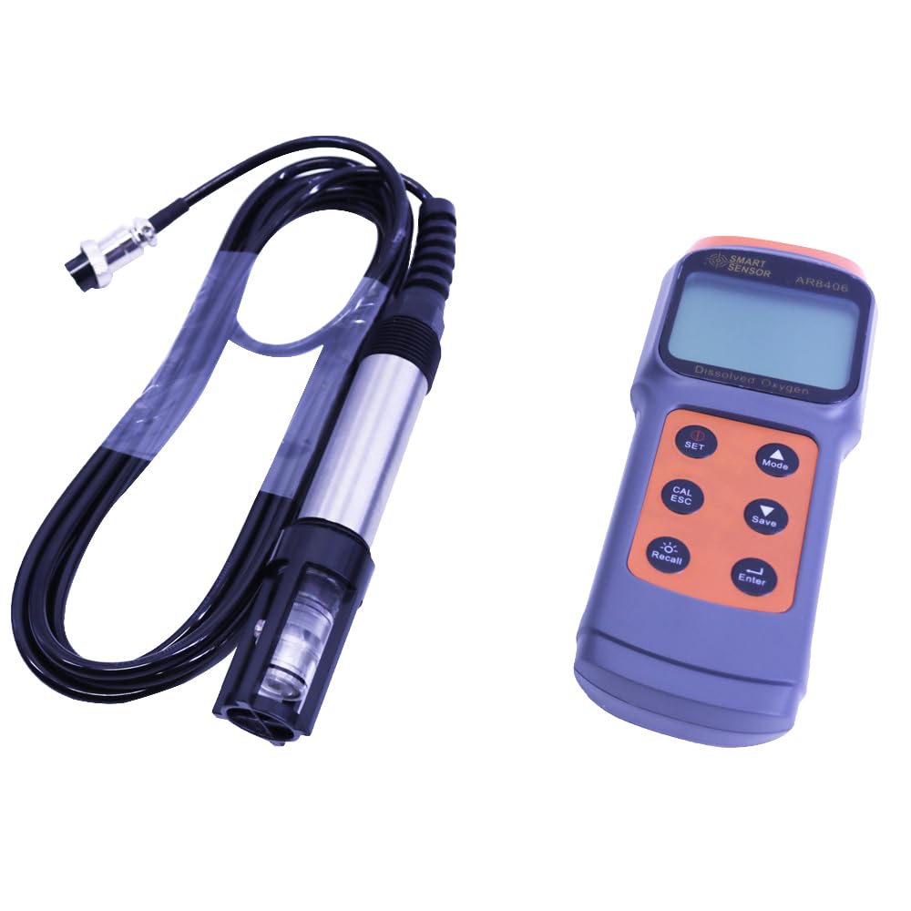 Smart Sensor AR8406 Portable Dissolved Oxygen Meter Digital DO Tester Water Quality Meter 0.0-30.0 mg/L