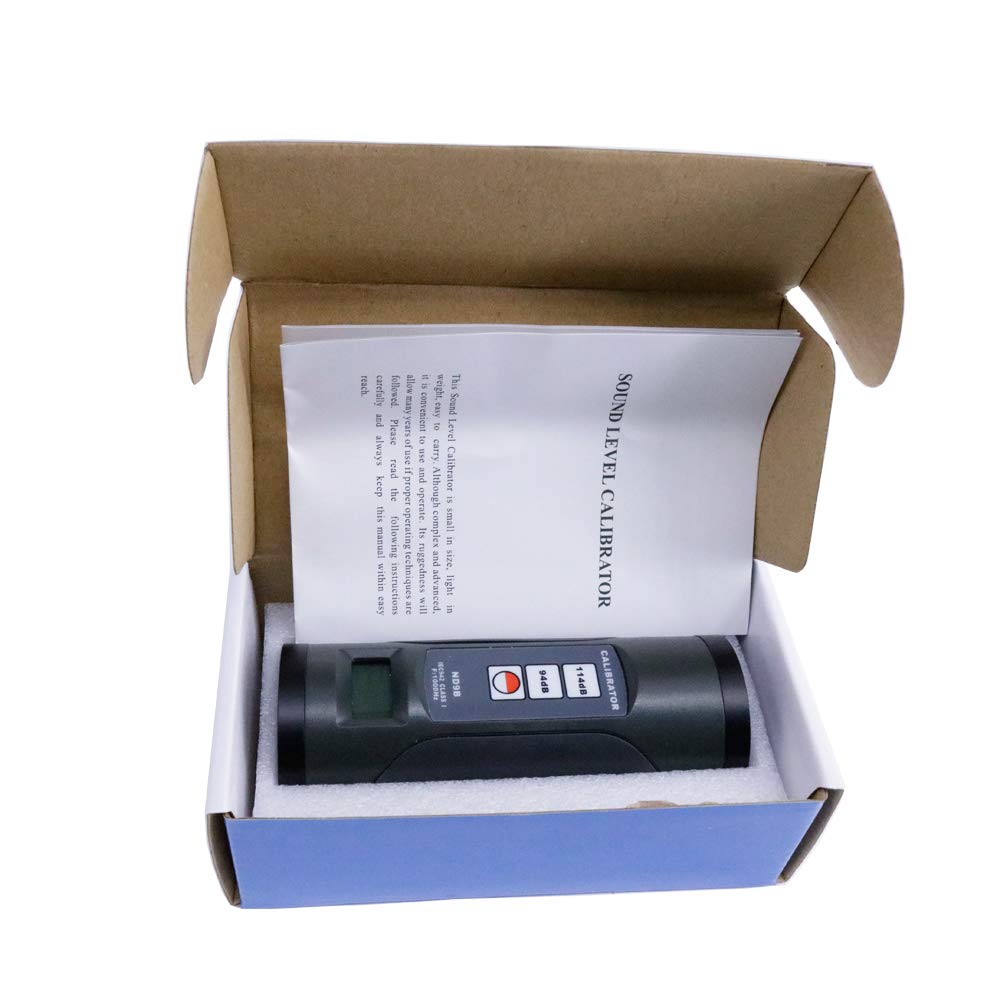 Graigar ND9B Sound Level Noise Calibrator Meter Mics 94dB/114dB Accuracy Mics