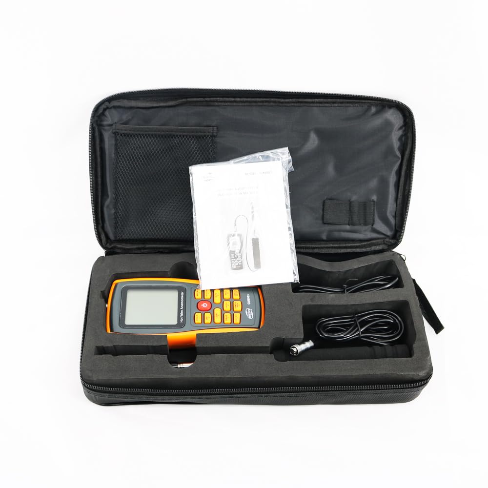 GM8903 Portable Hot Wire Digital Anemometer Air Temperature Meter Wind Speed Flow Tester