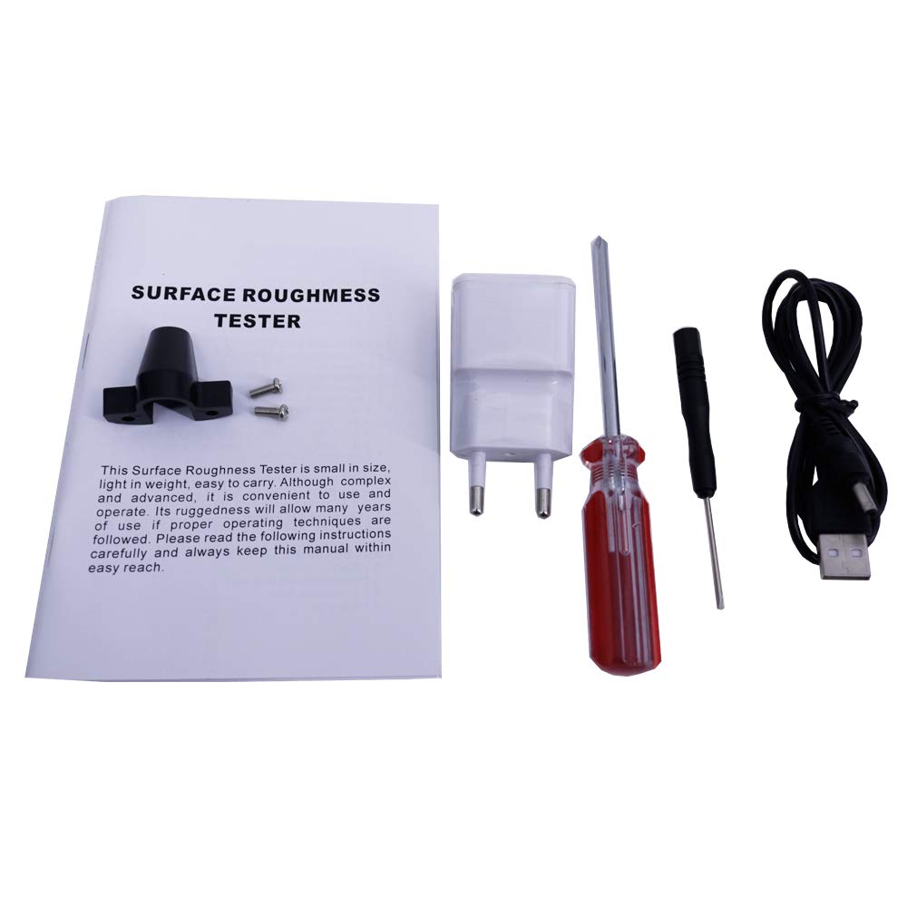 AR-132B Digital Surface Roughness Tester Gauge Meter with Probe for Ra, Rz, Rq, Rt