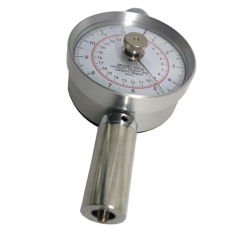 Graigar GY-3 Fruit Hardness Tester Sclerometer with Two Testing Ranges 0.5~12kg/cm^2 (x10^5pa) and 1~24kg/cm^2 (x10^5pa)