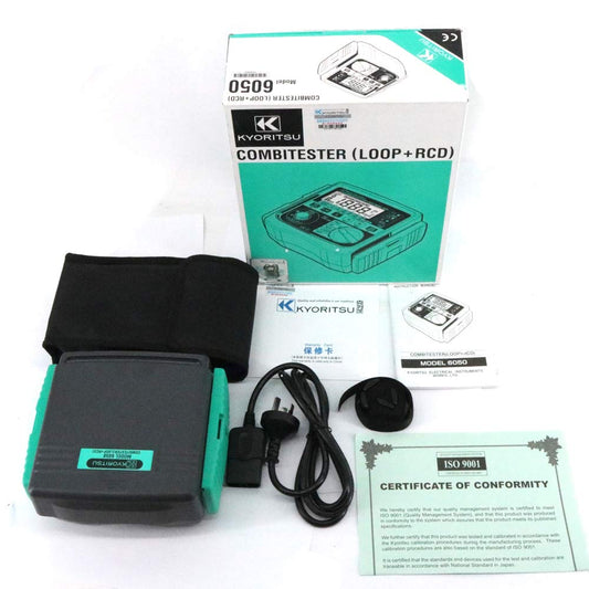Kyoritsu 6050 Multi Function Testers Combitester (Loop + RCD) 2 in 1 Loop Tester RCD Tester