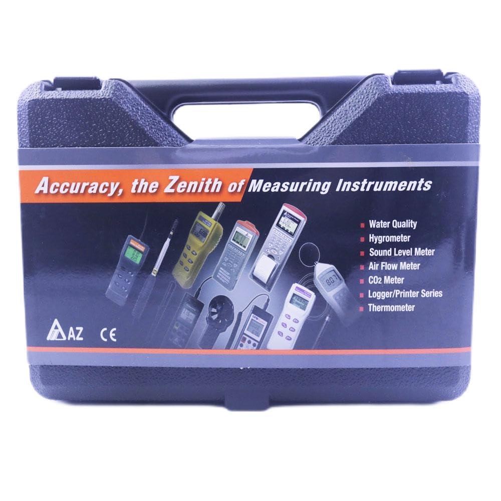 AZ8901 Digital Air Flow Meter Temperature 1M Cable Fan Anemometer FPM CFM Wind Speed Tester Air Velocity Meter 0.4~35 m/s