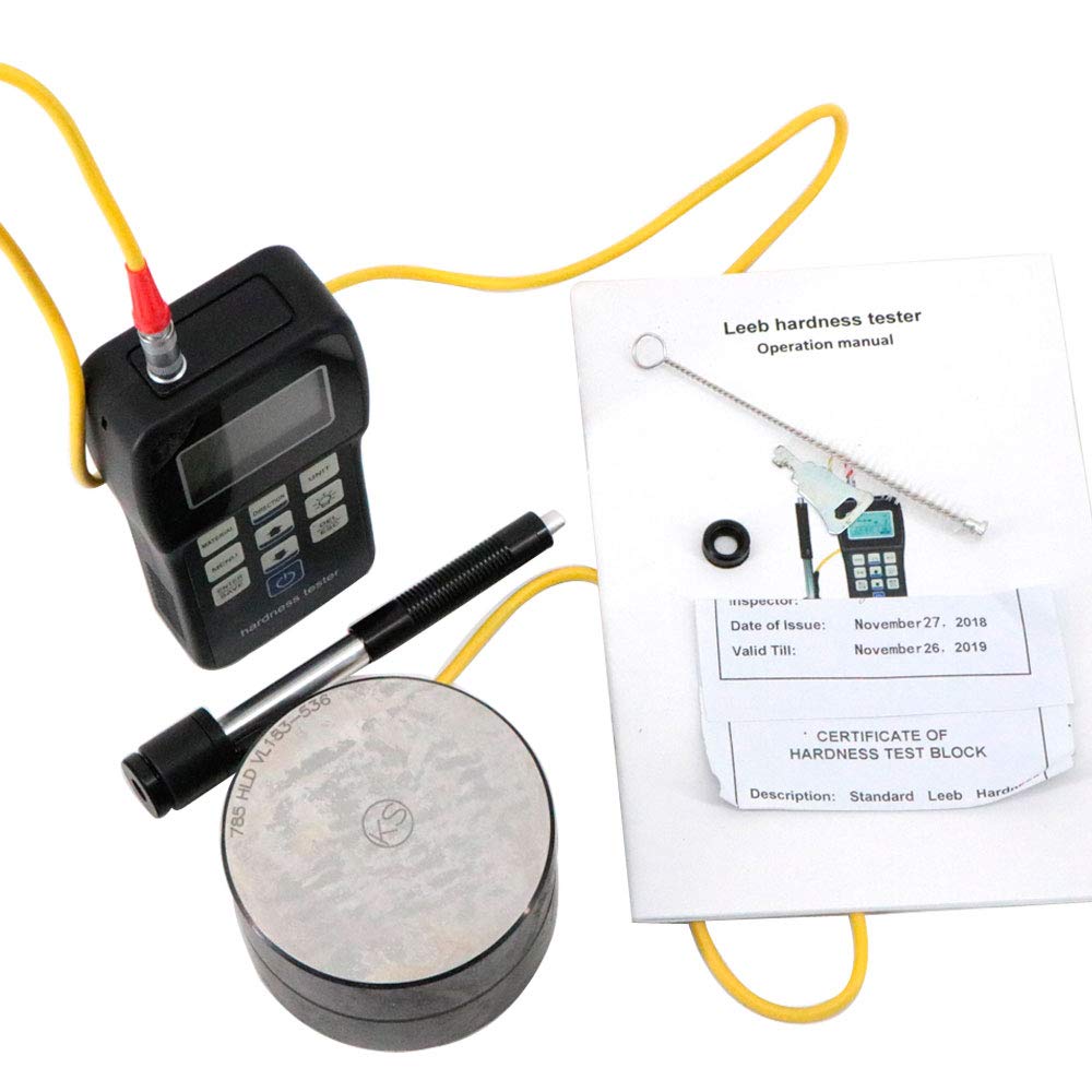 Graigar Portable Leeb Hardness Tester SHL-140 Measuring Range HLD (170~960) HLD Continuous Working Time of About 40 Hours