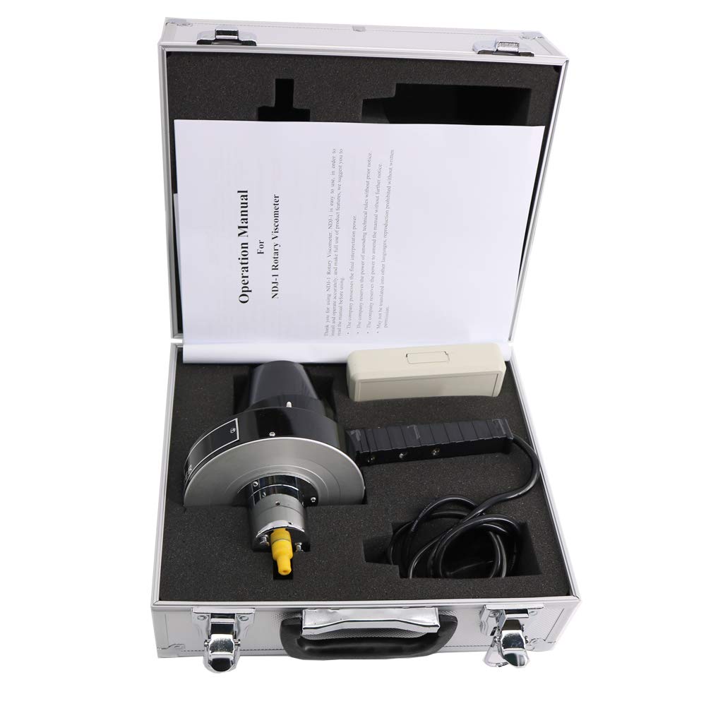 Graigar NDJ-1 Rotational Rotary Viscometer Viscosity Tester Meter Fluidimeter Measurement Range 10-100.000 mPa.s