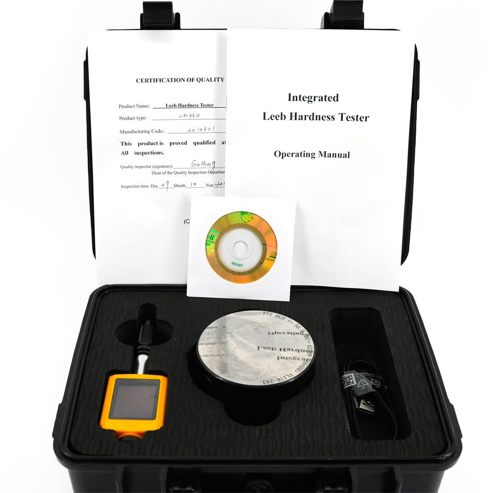 Graigar LM330 Pen Type Digital Leeb Hardness Testers Durometer with OLED Display Multiple Hardness Scale Conversionof Range 200 to 960HLD Data Storage Function