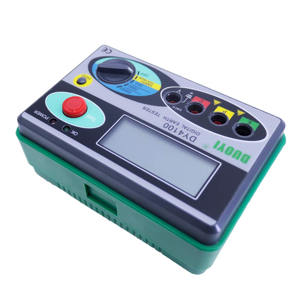 DY4100 Digital Earth Tester Ground Resistance Meter 0/20/200/2000OHM Ohmmeter