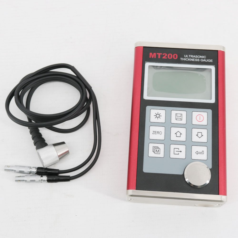 Graigar MT200 Digital Ultrasonic Thickness Gauge Meter Tester 0.75-300mm (in Steel) 0.1/0.01mm