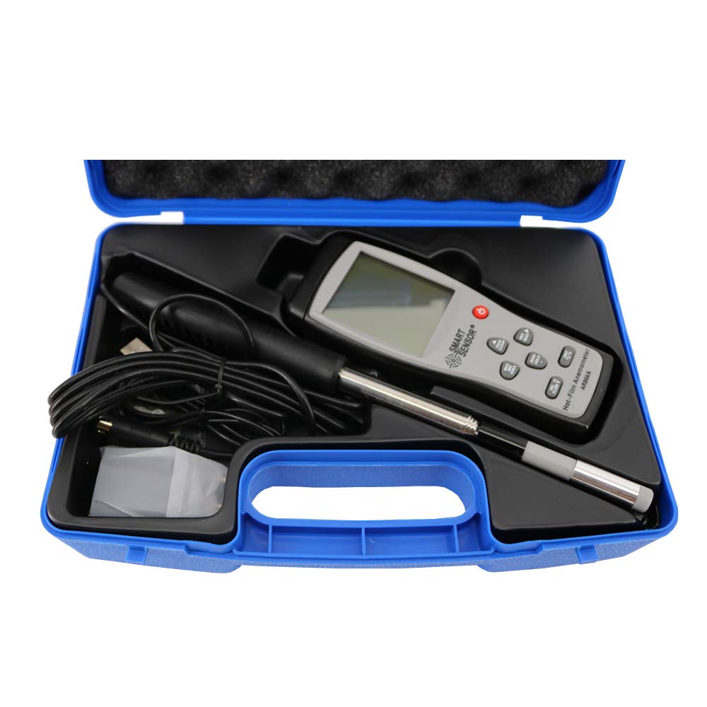 Graigar AR866A Hot Wire Thermo-Anemometer Air Flow Velocity Wind Speed Meter