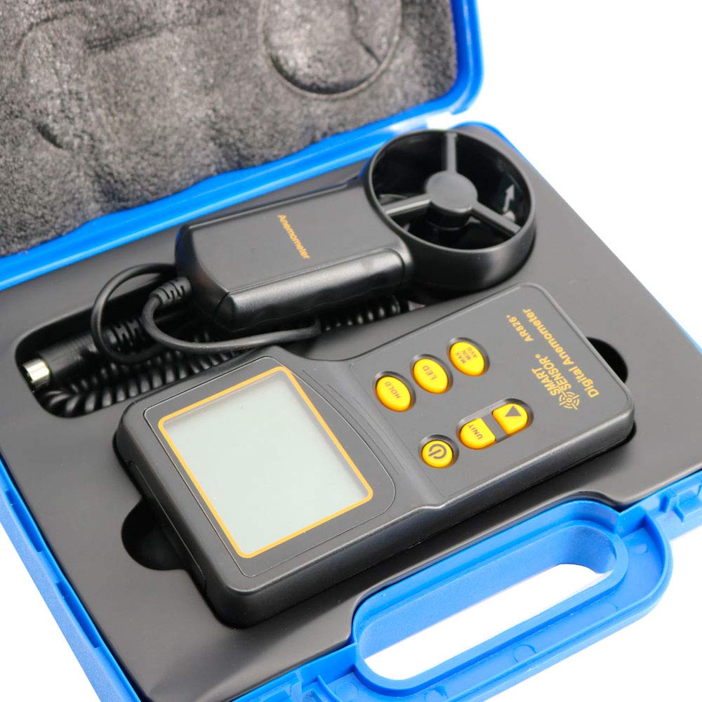 Graigar AR826+ Digital Portable Anemometer Air Volume Meter Anemometer Tester Electronic Wind Speed Meter