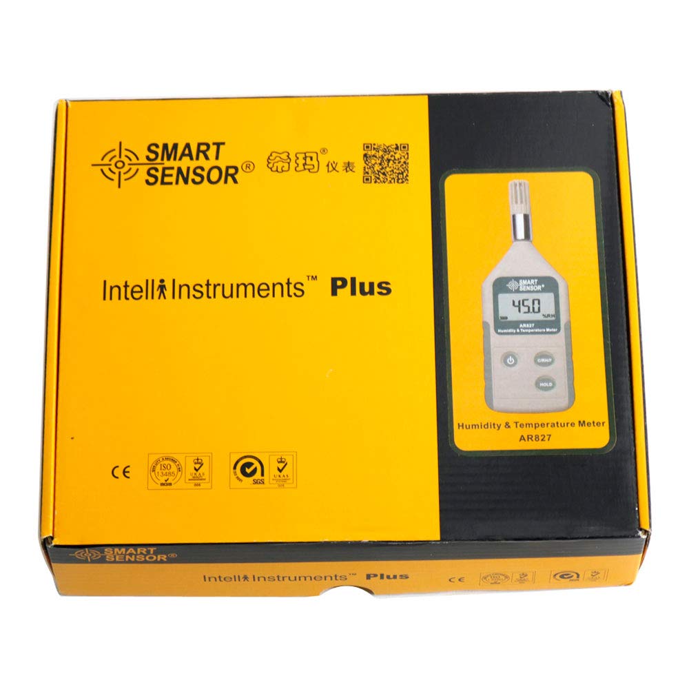 Graigar AR827 Digital Industrial Temperature Humidity Meter Hygrometer Measure Range 10% RH~99% RH
