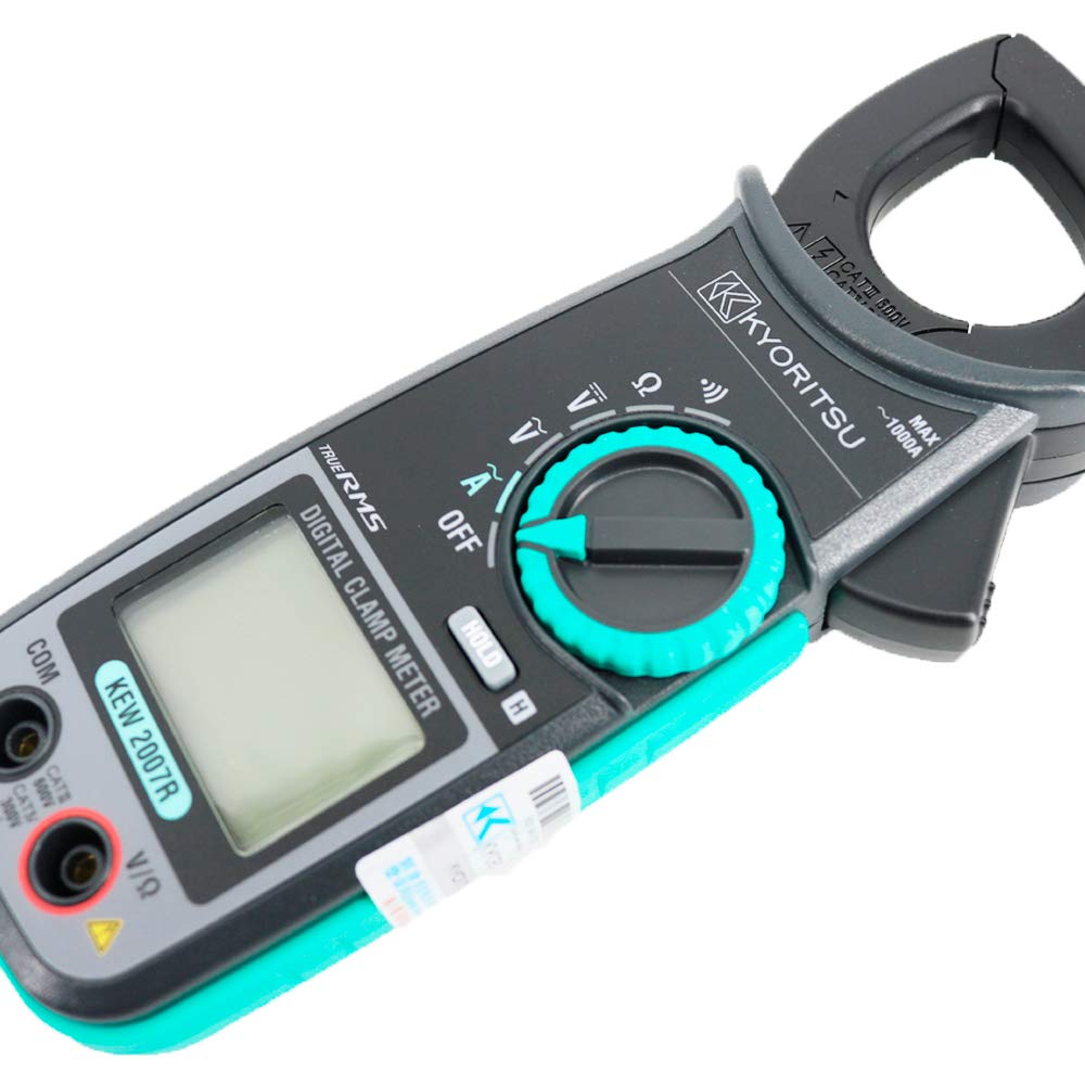 KYORITSU 2007R Digital AC Clamp Meter Fully Safety Jaw Accurate Reading with True RMS 600/1000A Auto-Ranging KEW2007R