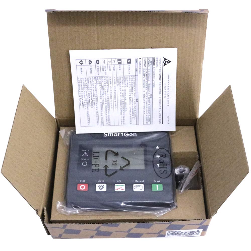 New Smartgen HGM420N AMF Genset Controller Remote Signal Start and Stop Controller Module Mains/Generator Controller Panel