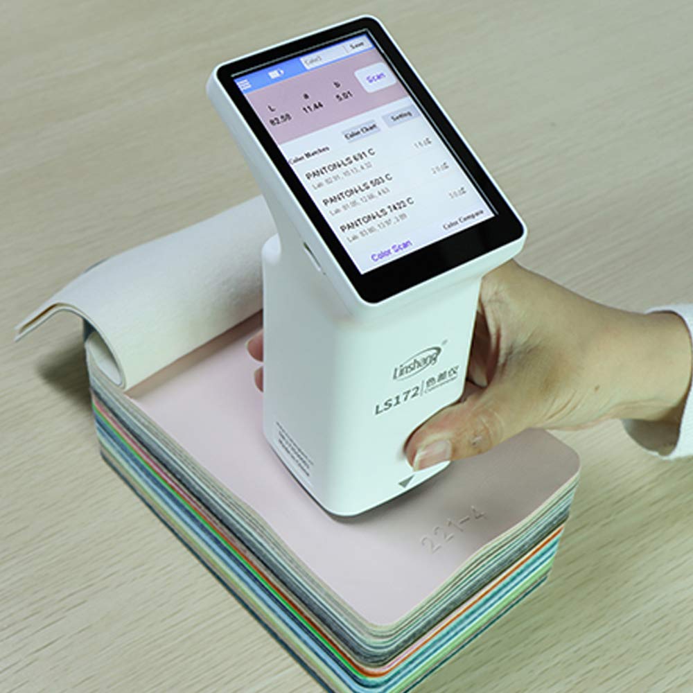 LS172 Handheld Multifunctional Colorimeter Color Analyzer with Big Touch Screen Color Tester