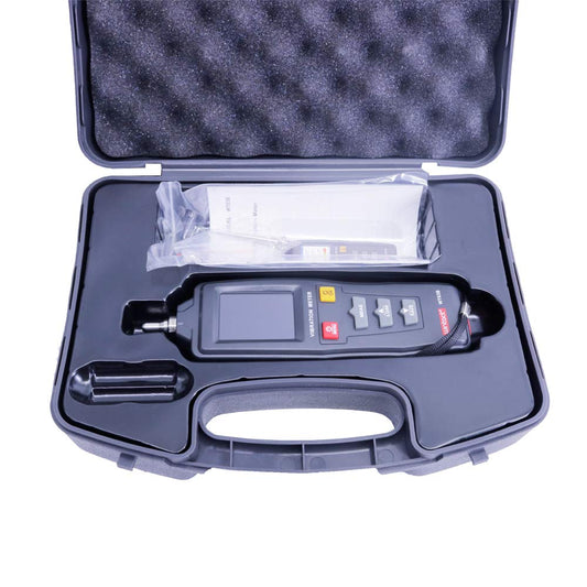 WT63B Digital Vibration Meter Vibrator Meter with LCD Back Light Function Velocity Range 0.1~1999.9m/s^2