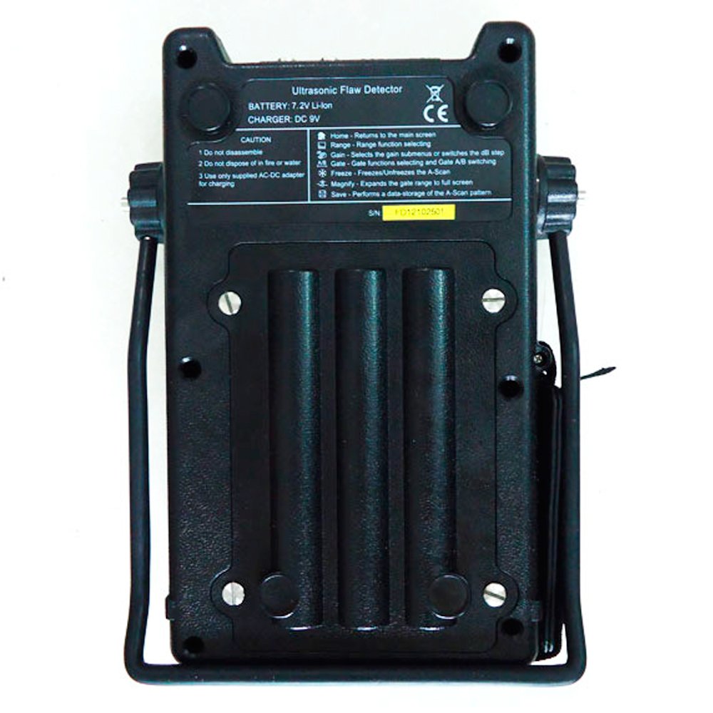 Graigar MFD650C Handheld Hi-resolution Color TFT LCD Display Metal Defectoscope Ultrasonic Flaw Detector