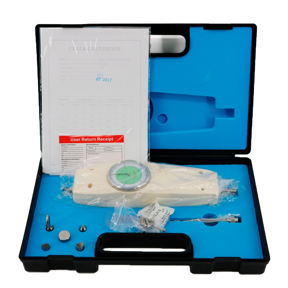 Graigar NK-200 Analog Push Pull Force Gauge 200N/20KG/44LB with Peak-Hold Function