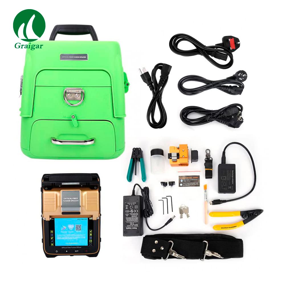 New AI-8C Automatic Optical Fiber Fusion Splicer Intelligent FTTH Optic Fiber Welding Splicing Machine