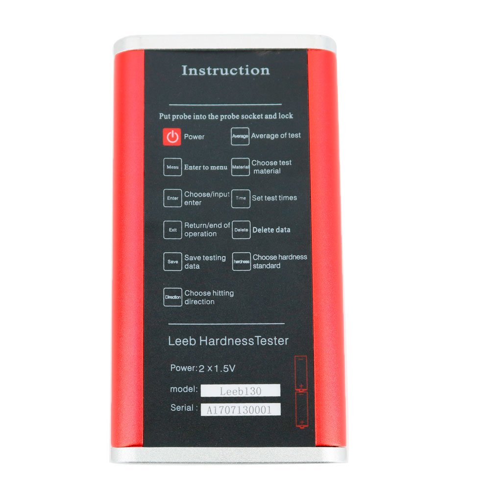 Graigar Leeb130 Portable Digital Leeb Hardness Tester Meter LCD with Backlight