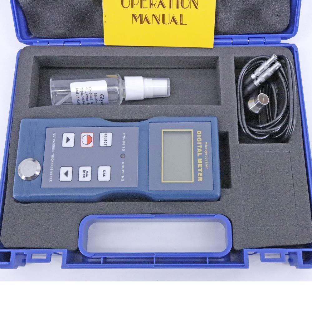 Graigar TM-8810 Digital Wall Ultrasonic Thickness Gauge TM8810 Thickness Meter Tester 1.2-200mm