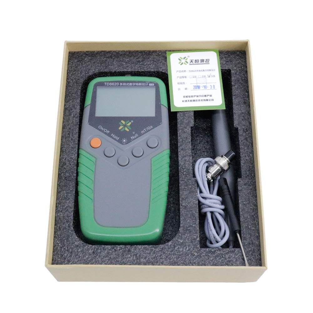 TD8620 Hand-Held Digital Tesla Meter Permanent Magnet Gauss Meter 5% Accuracy