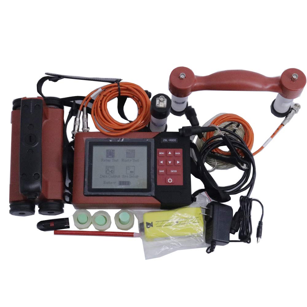 Graigar ZBL-R800 Multi-Function Concrete Rebar Detector Locator Scanner ZBLR800 Integrated Rebar Detector Rebar Locator Rebar Corrosion Detector