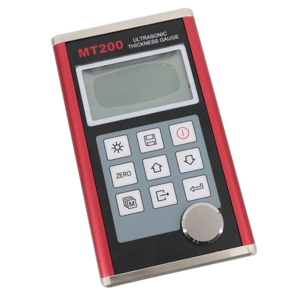 Graigar MT200 Digital Ultrasonic Thickness Gauge Meter Tester 0.75-300mm (in Steel) 0.1/0.01mm