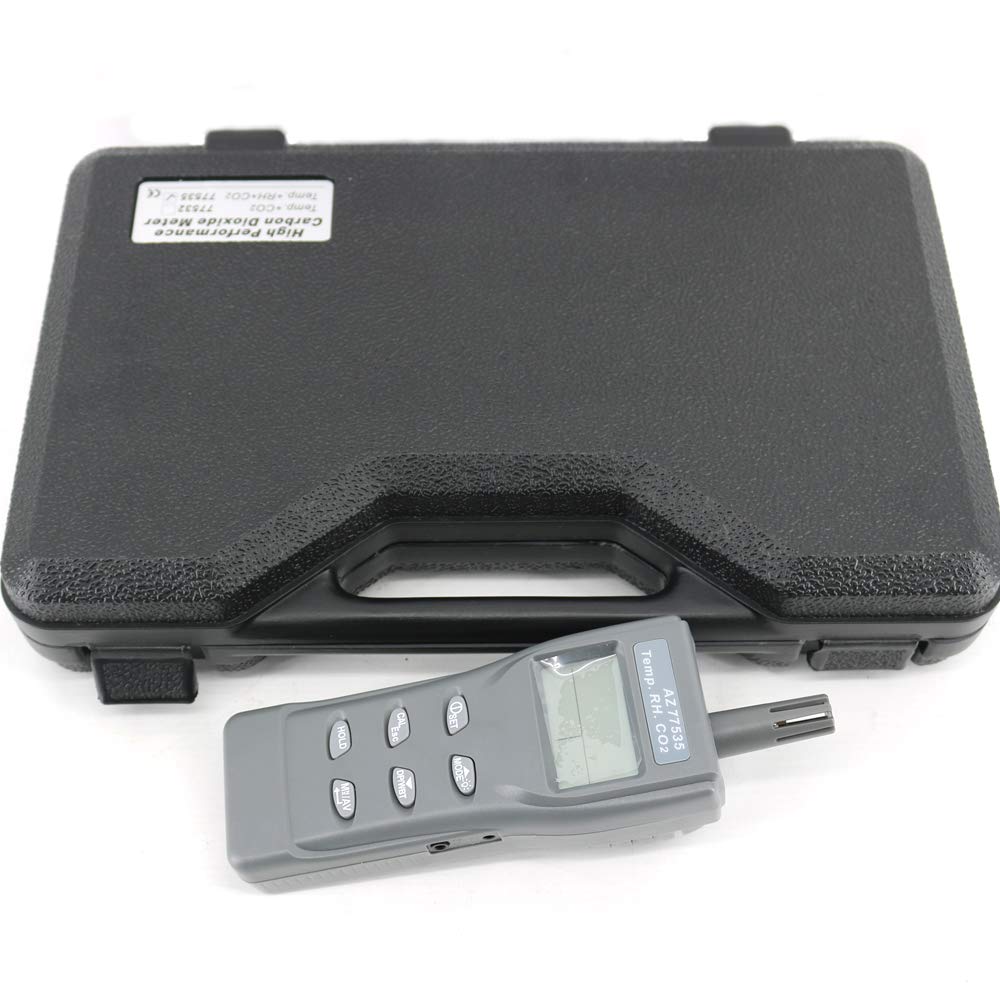 AZ77535 Portable CO2 Gas Analyzer Temperature Humidity Meter Digital Carbon Dioxide Tester